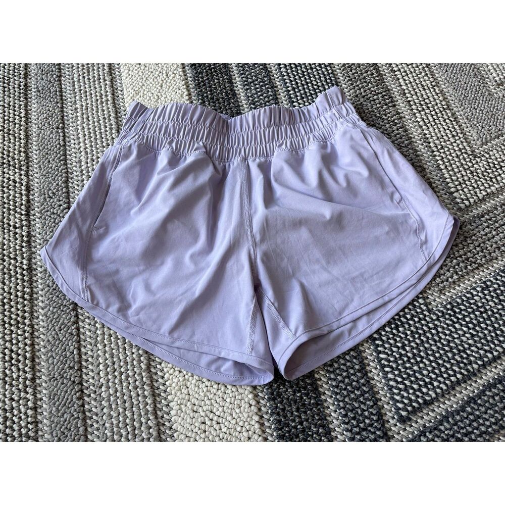 Light Purple Athletic Workout Running Shorts Activewear Casual Shorts